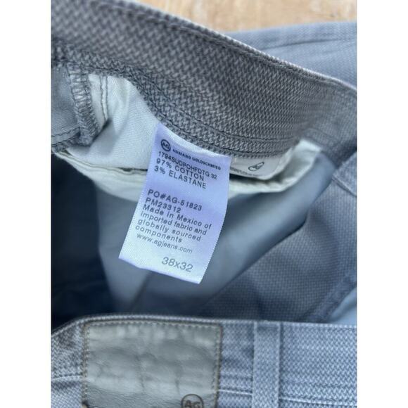 AG Adriano Goldschmied Jeans Mens 38x32 Gray Everett Slim Straight Italy Fabric - Picture 3 of 4